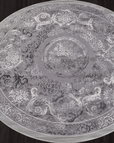 Ковер турецкий 03760A ARMINA (PP Heatset Высокоплотный, серый)