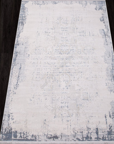 Ковер турецкий C545AG PERLA (Полиэстер хит-сет, серый)