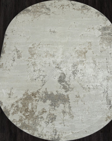 Ковер российский F191 SIRIUS (Хит-сет, бежевый) овальный