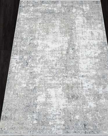 Ковер турецкий D662BC LORENZO (Полиэстер хит-сет, бежевый, серый)