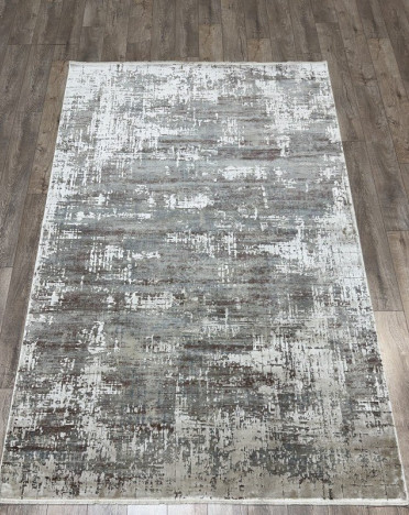 Ковер турецкий B204G2 MONZA (Акрил, Эвкалиптовый шелк, бежевый, серый)