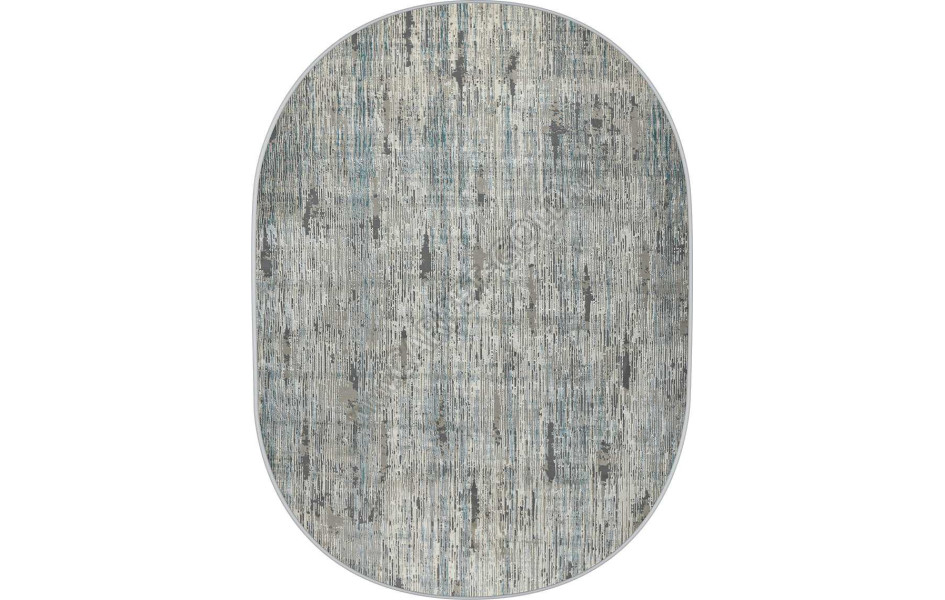 36866A OVAL BLUE / L.GREY Amber