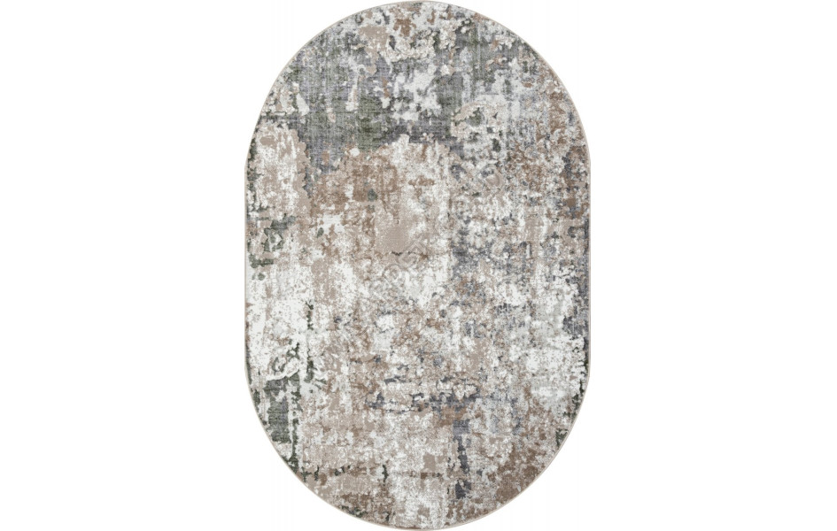 Ковер 01632A - L.GREEN / BEIGE - Овал - коллекция PARADIZE