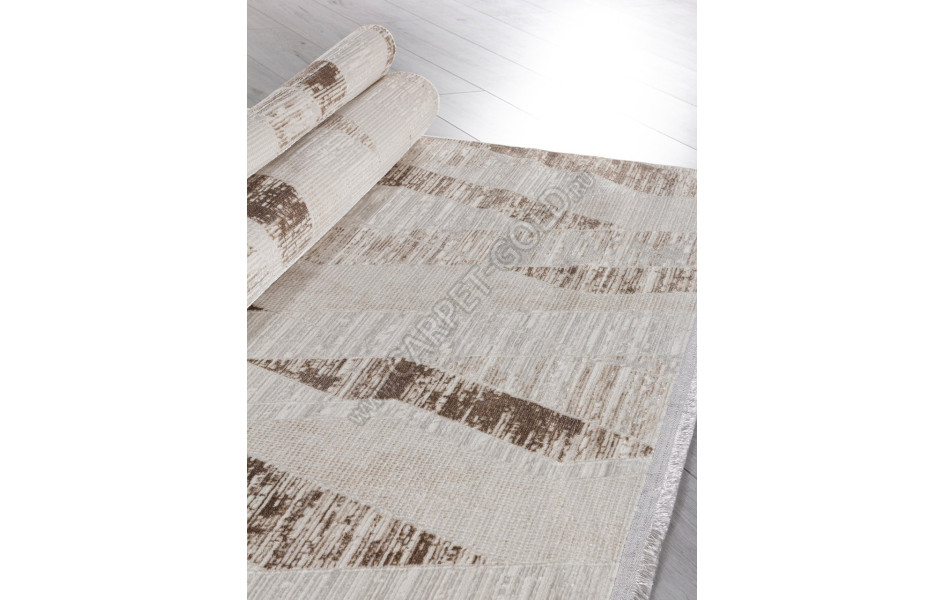 Ковер 33162A - CREAM / WHITE - Прямоугольник - коллекция SHINE
