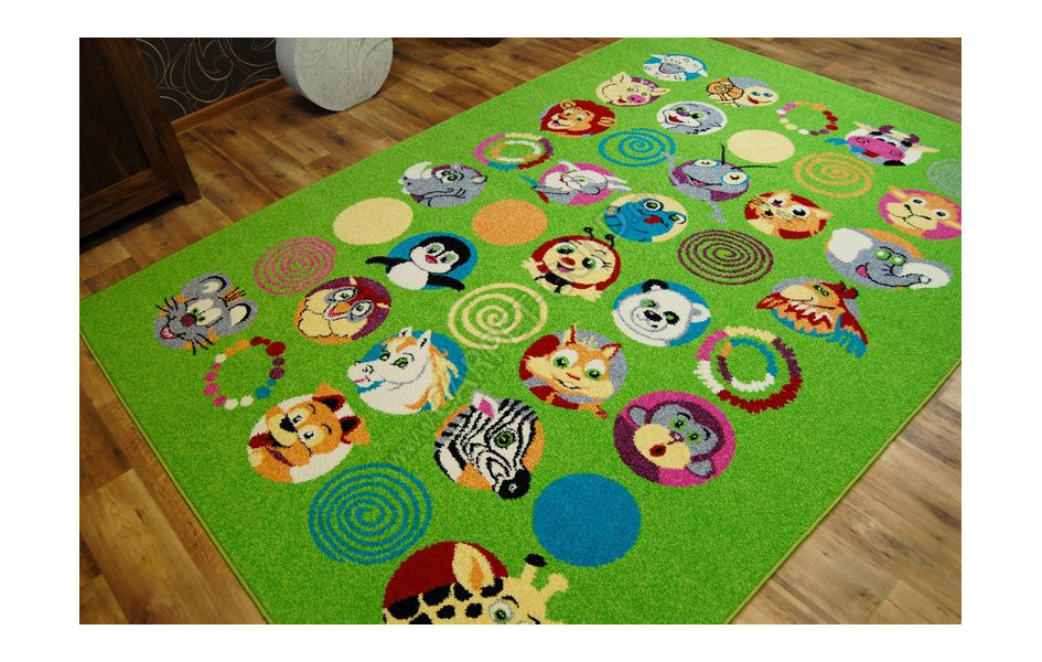 Детский ковер Sus lime