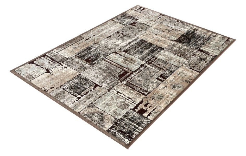 Бельгийский ковер с рисунком в стиле пэчворк Genova 38405 7575 70